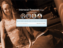 Tablet Screenshot of interracialpersonals.com